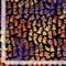 Timeless Treasures Halloween Tonga Batiks Haunted Ghosts Orange Purple 100% Cotton Price per Yard